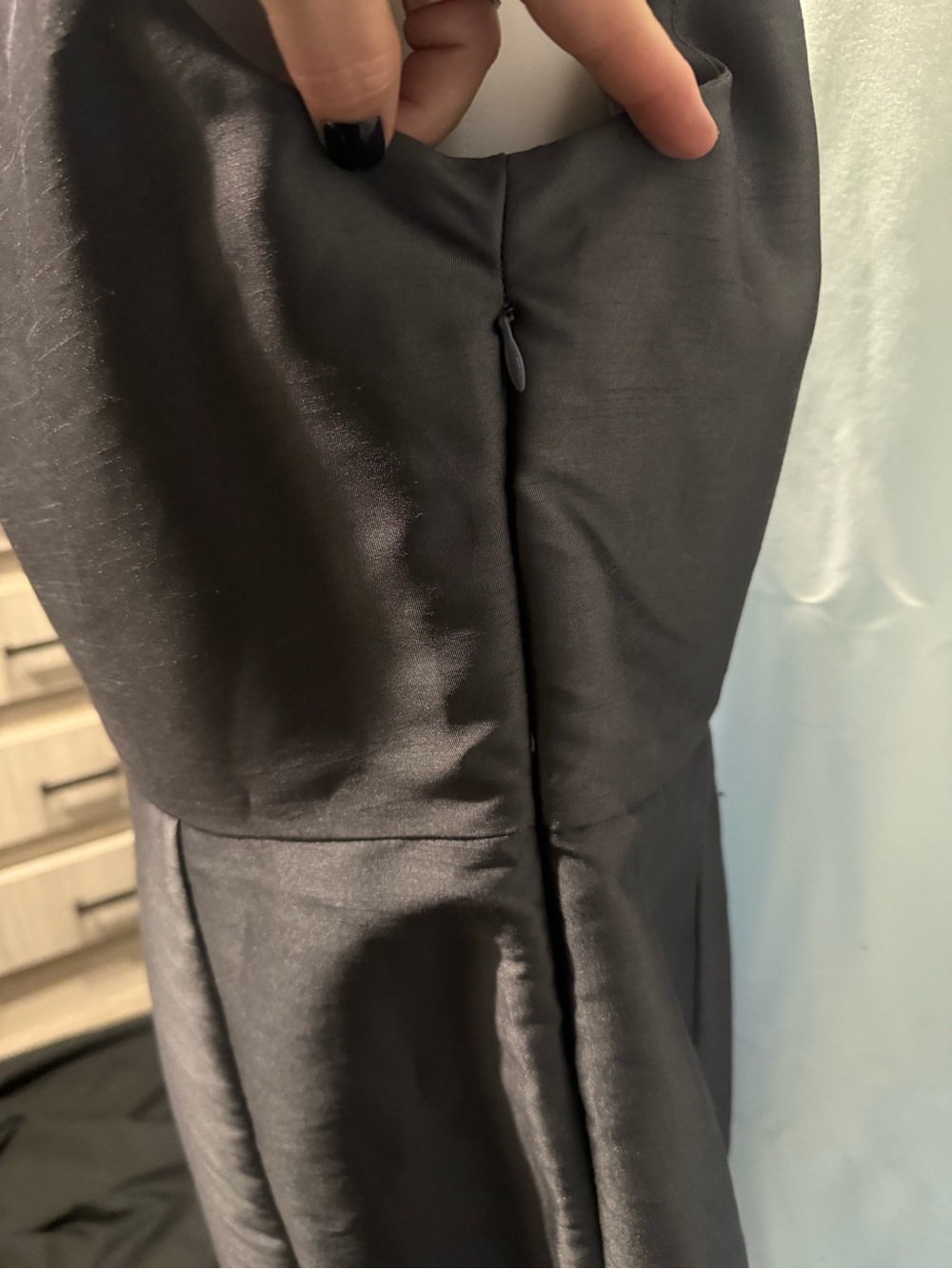 George Charcoal Gray Sleeveless Midi Dress - Picture 3 of 8